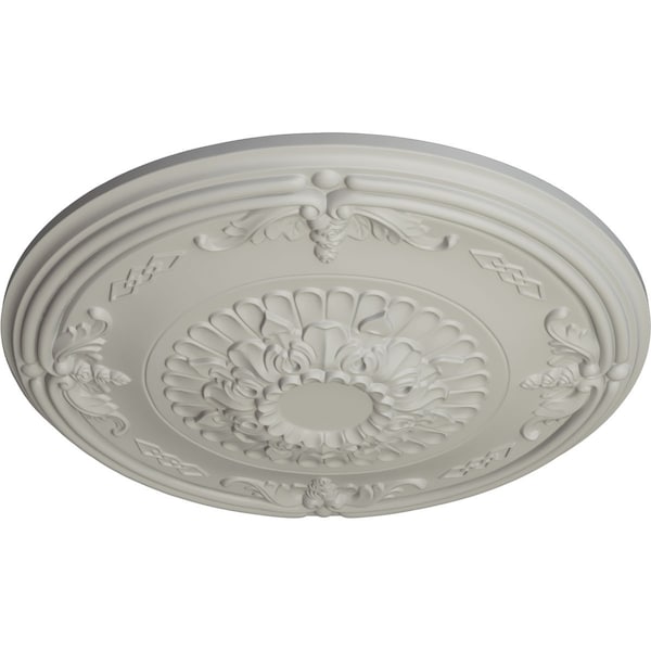 Athens Ceiling Medallion (Fits Canopies Up To 3 5/8), Hnd-Painted Pot Of Cream, 26 1/4OD X 3 1/4P